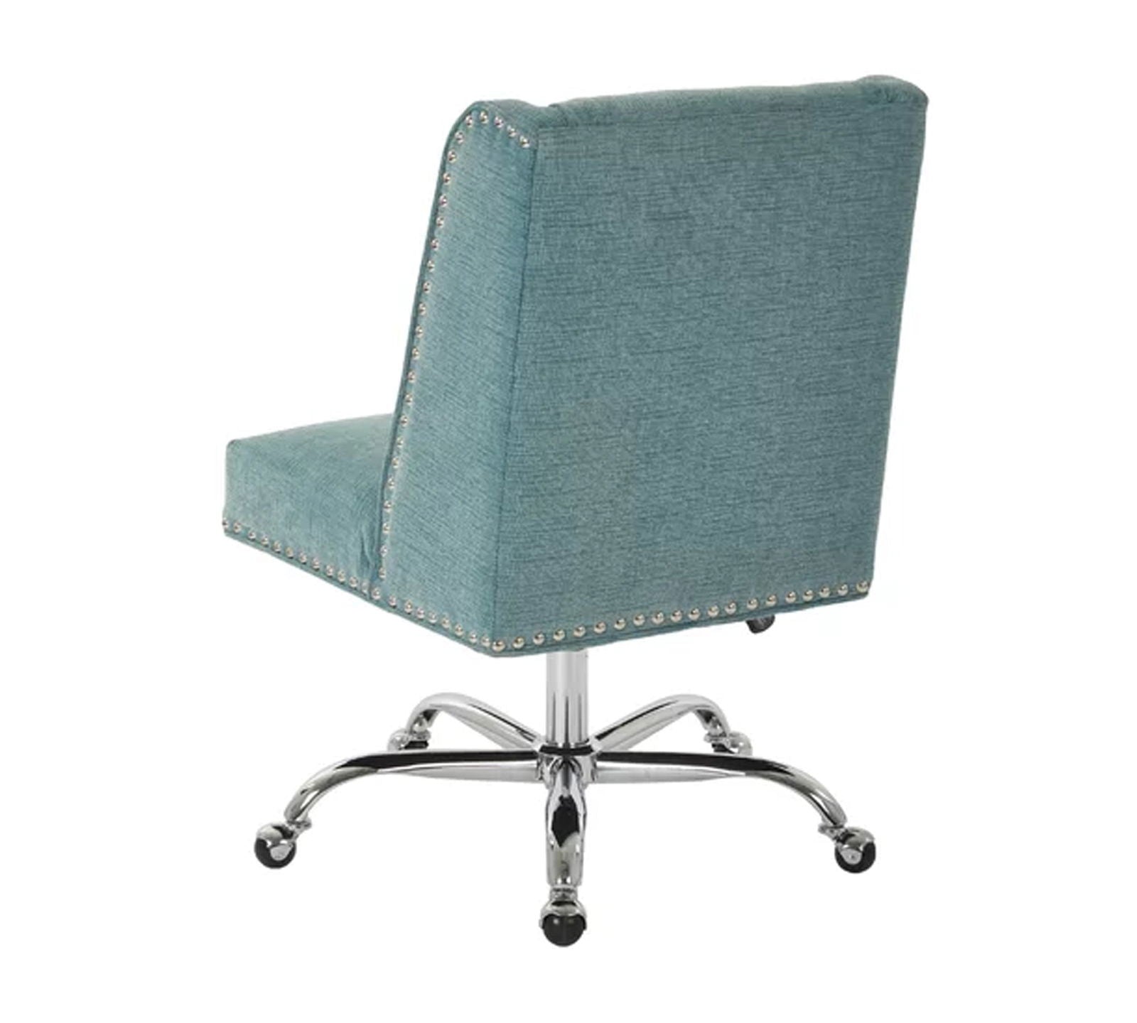 Swivel Lounge Chair with Chrome Base -