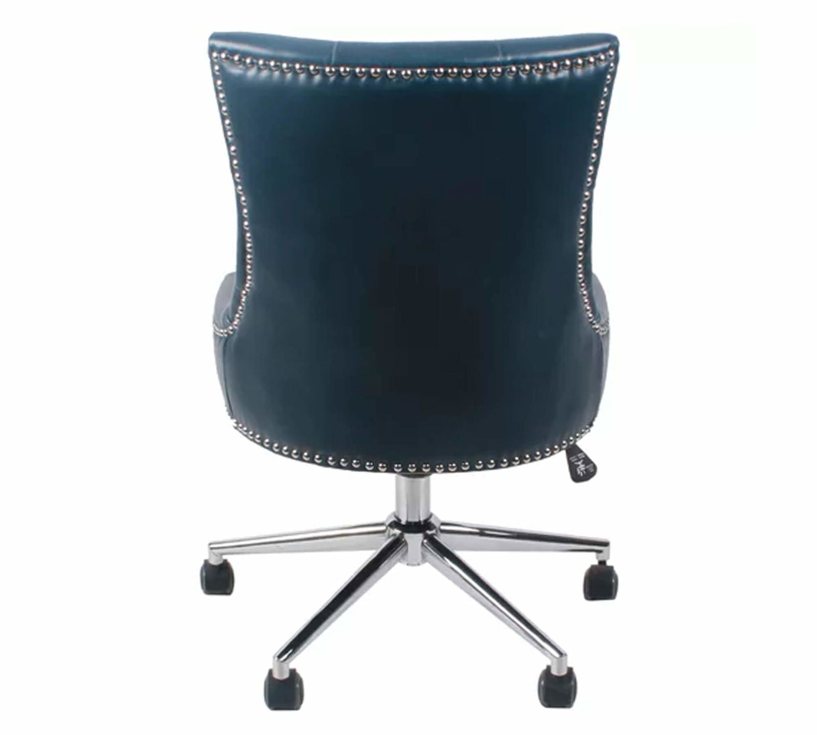 Swivel Lounge Chair with Height Adjustable Chrome Base -