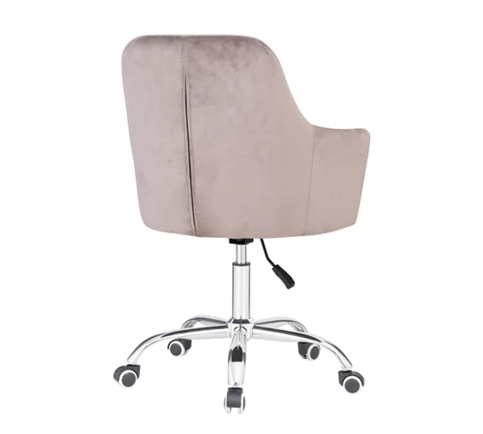 Swivel Velvet Lounge Chair with Chrome Base -