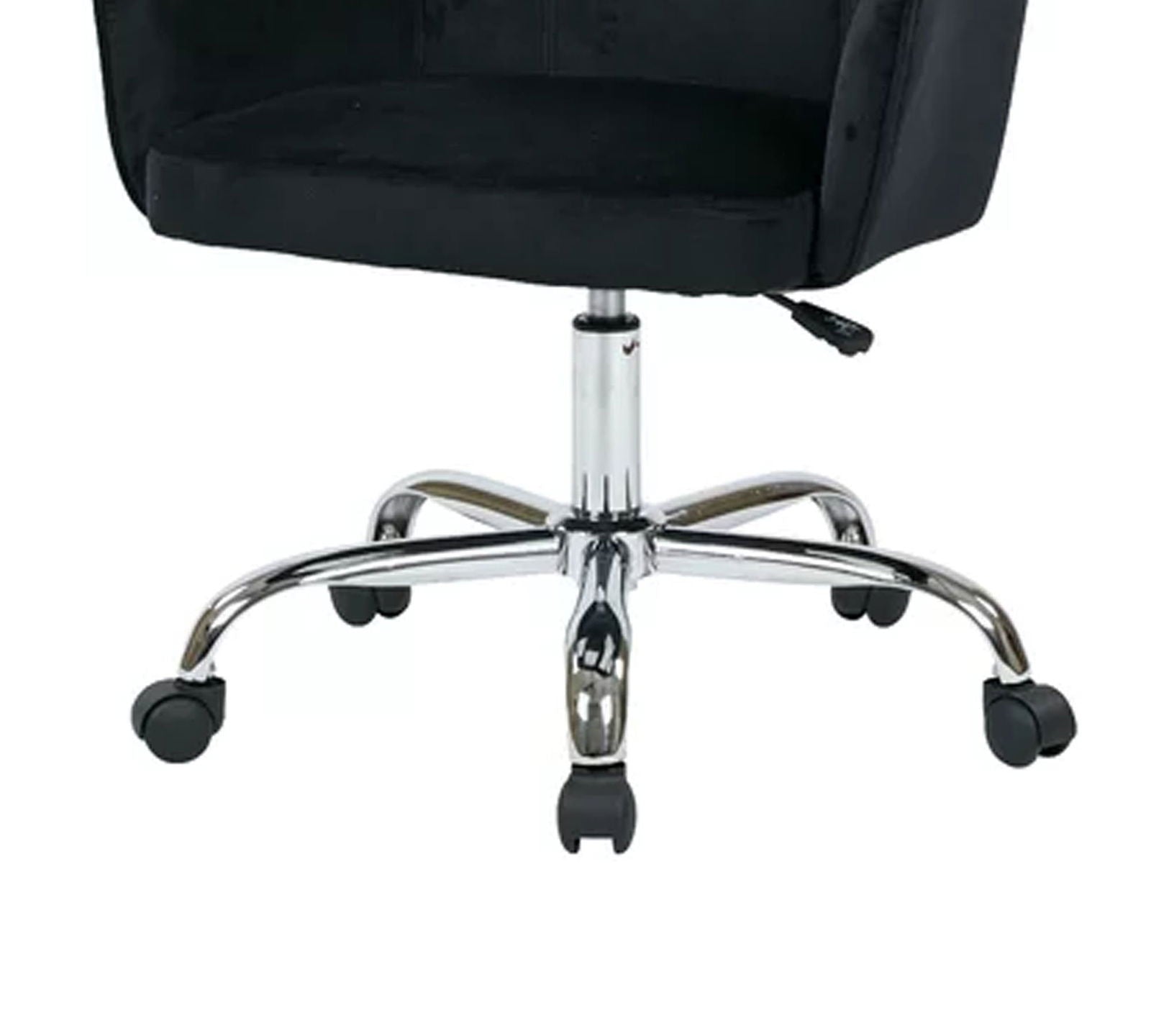 Swivel Velvet Lounge & Office  Chair with Wheels -
