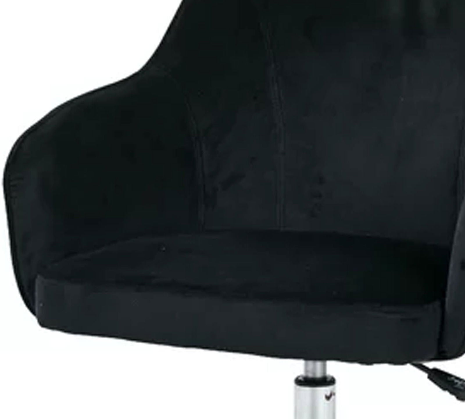 Swivel Velvet Lounge & Office  Chair with Wheels -