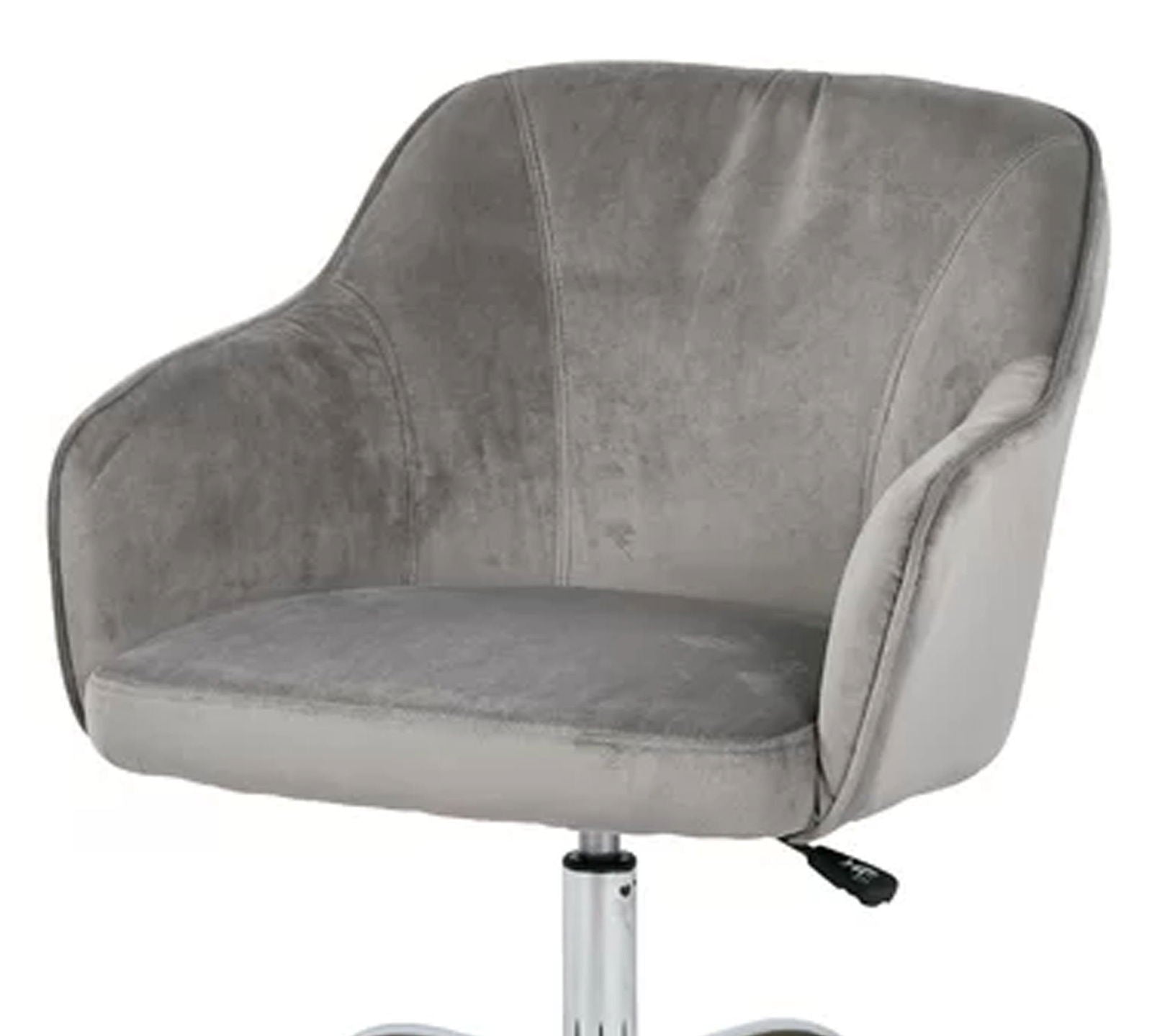 Swivel Velvet Lounge & Office  Chair with Wheels -