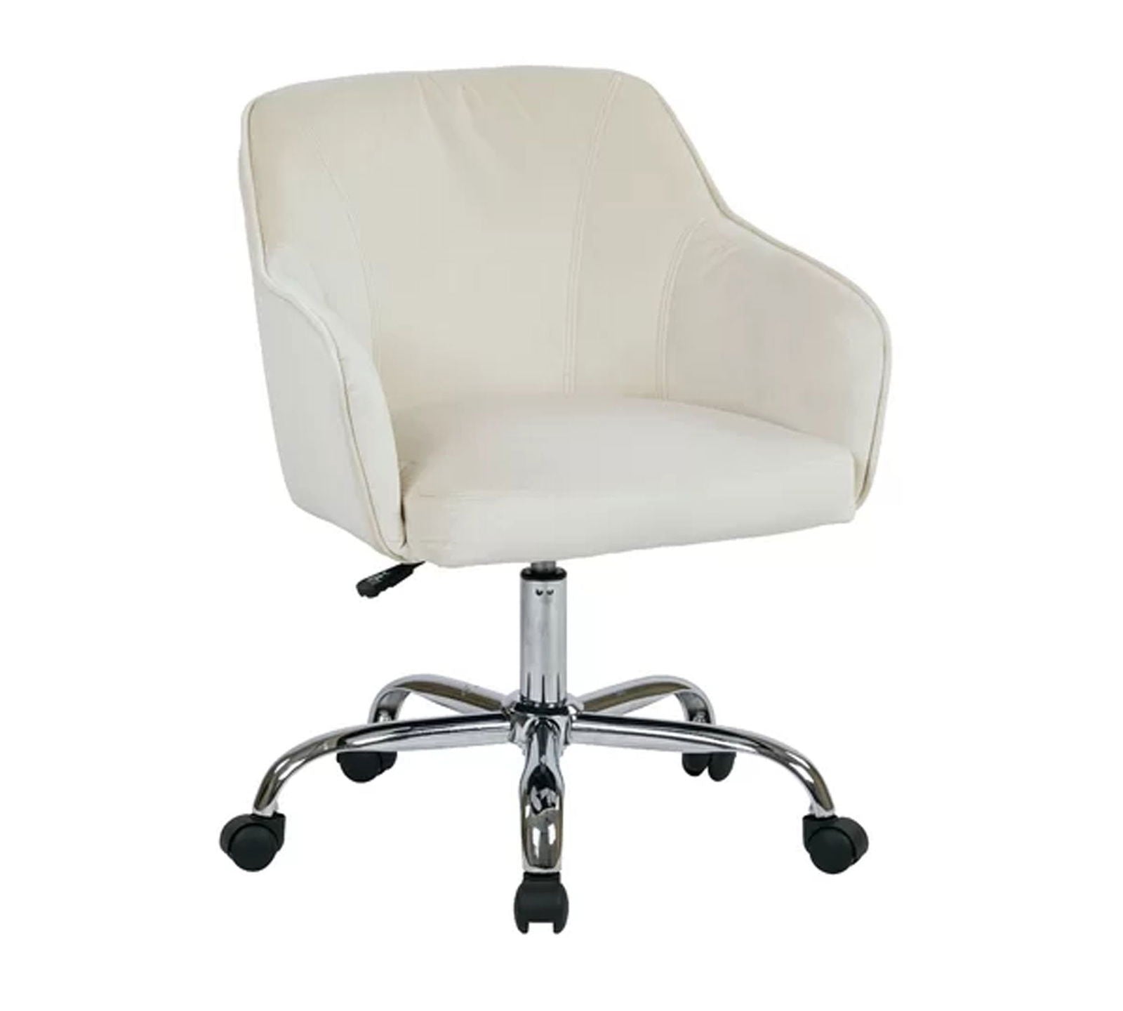 Swivel Velvet Lounge & Office  Chair with Wheels -
