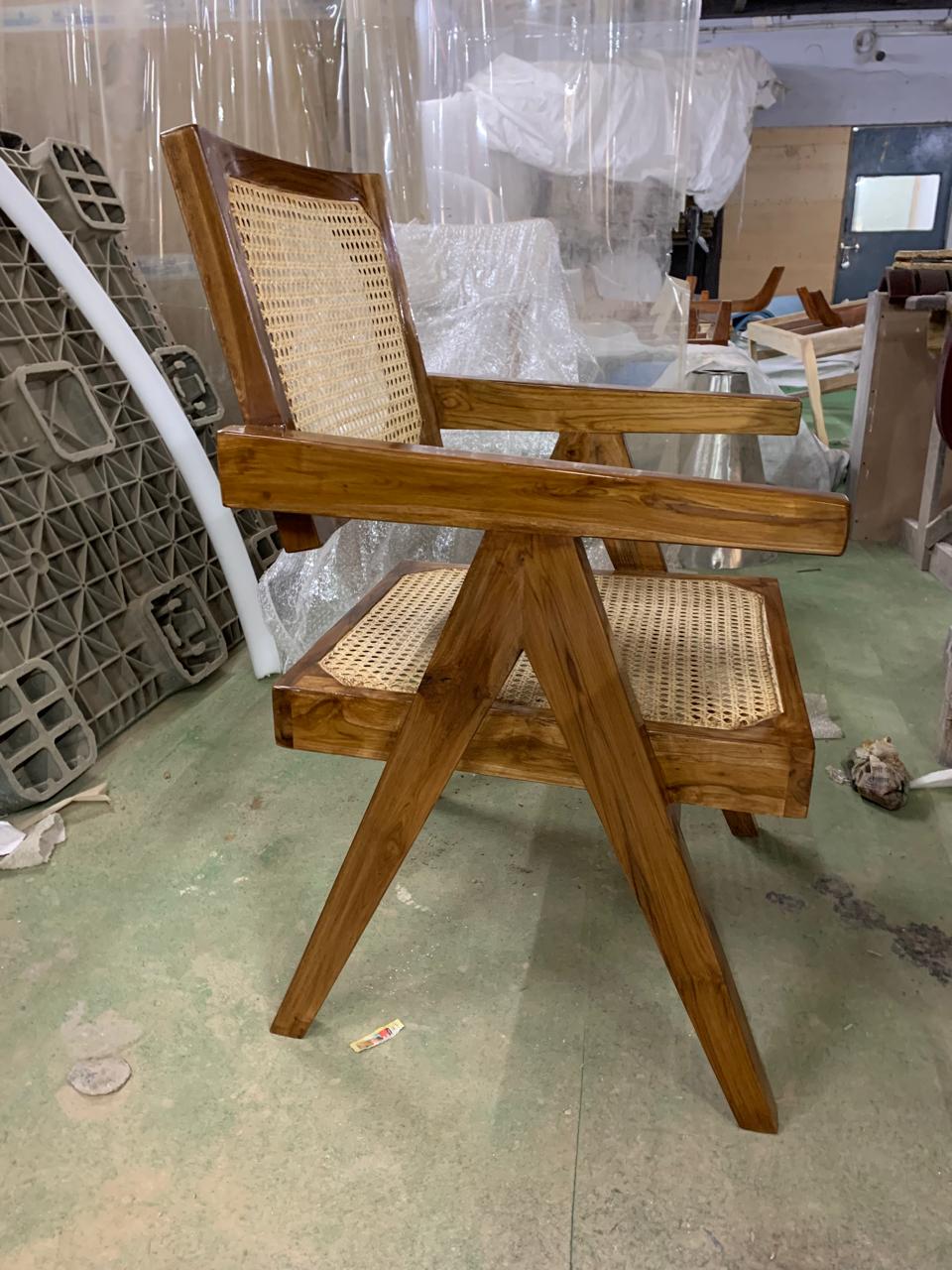 Teak Trend Solid Wood Arm Chairs -