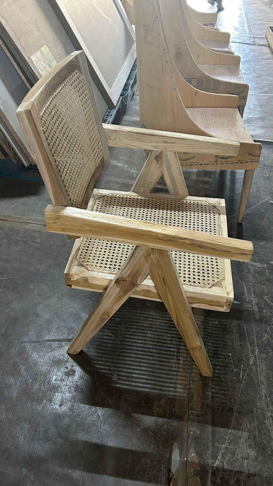 Teak Trend Solid Wood Arm Chairs -