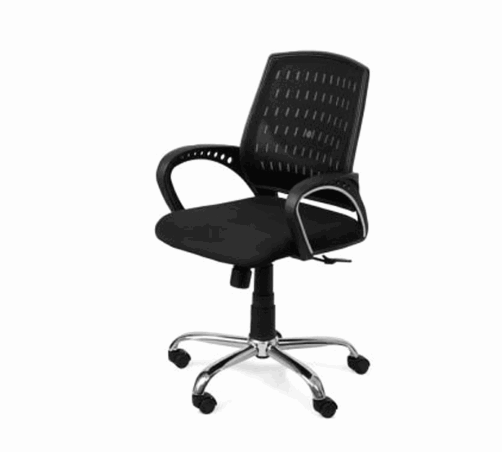The Medium Back Office Executive Chair with Height Adjustable Chrome Base -