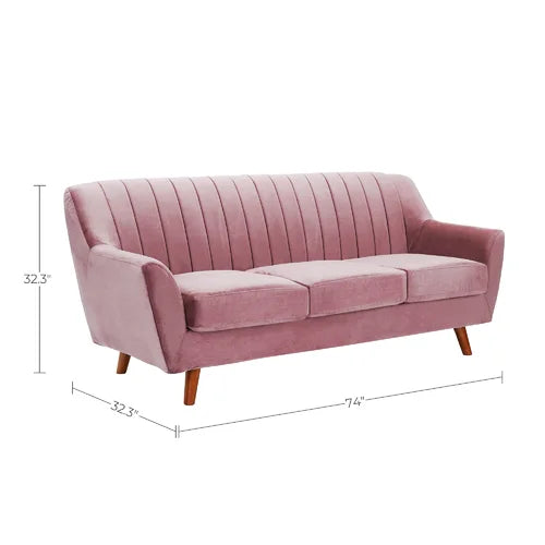 Three Seater Sofa Living Room Sofa Modern Sofa (Green) -