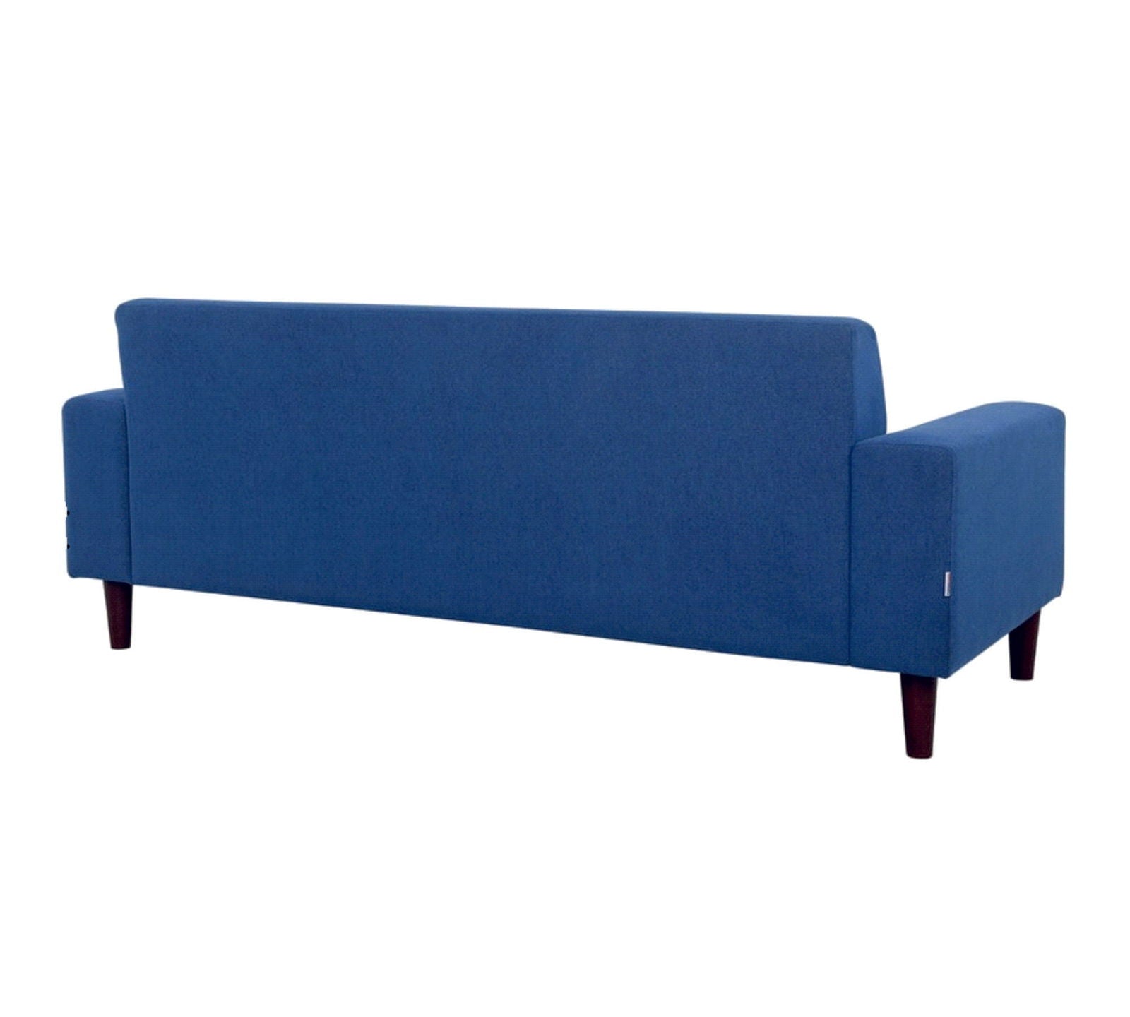 Three Seater Sofa With Wooden Legs Base Cushioned -