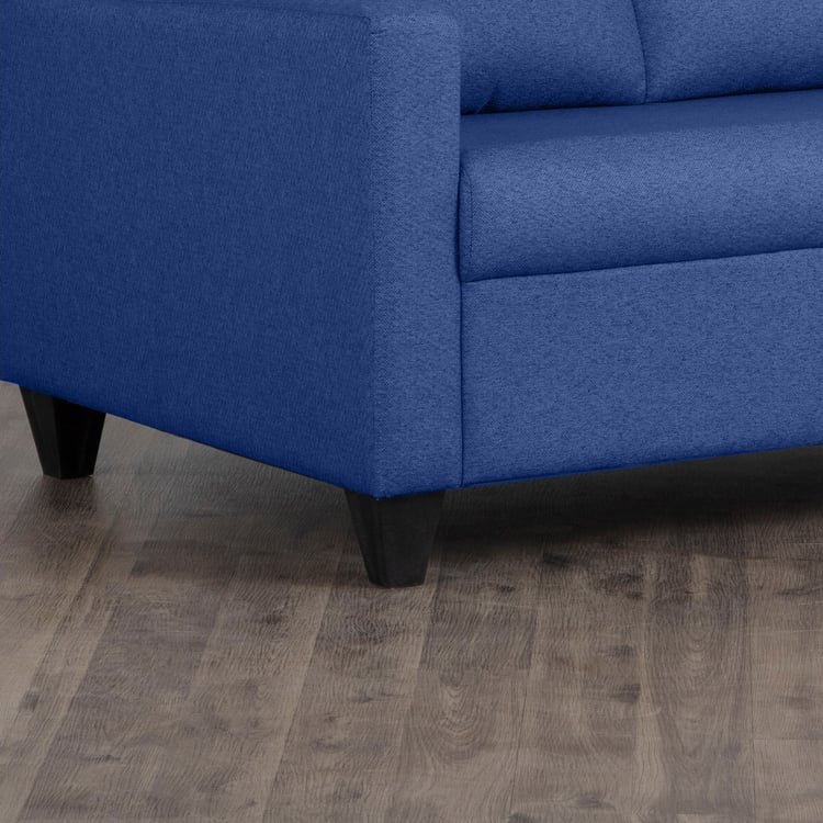 Three Seater  fabric Sofa With Solid Wooden Frame and multi-density foam in the seat cushions. -