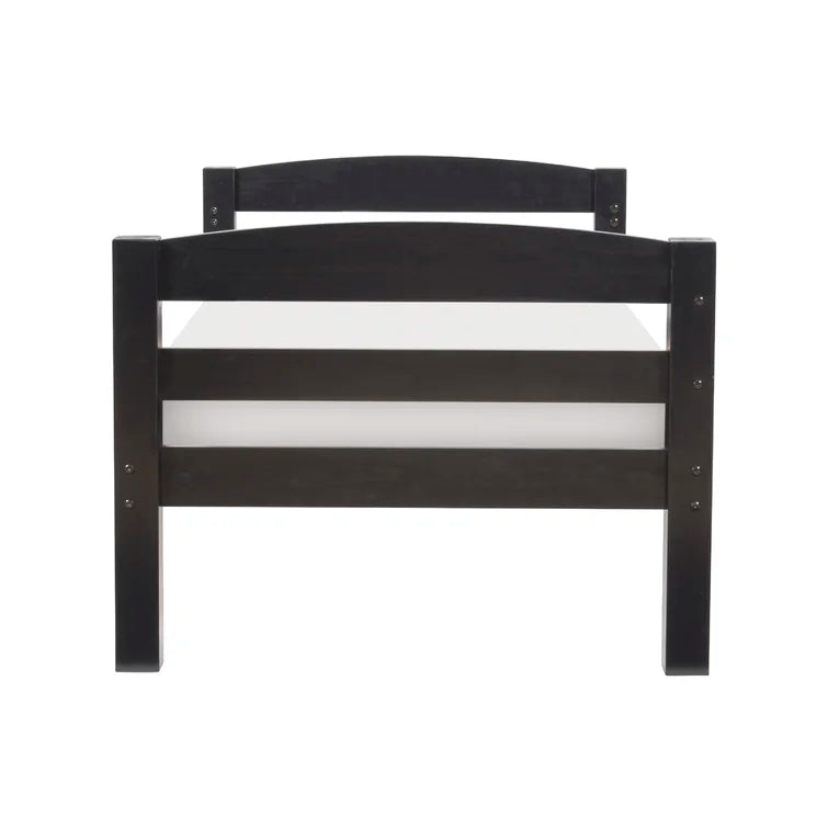 Twin Over Full Bunk Bed with Slant Ladder -