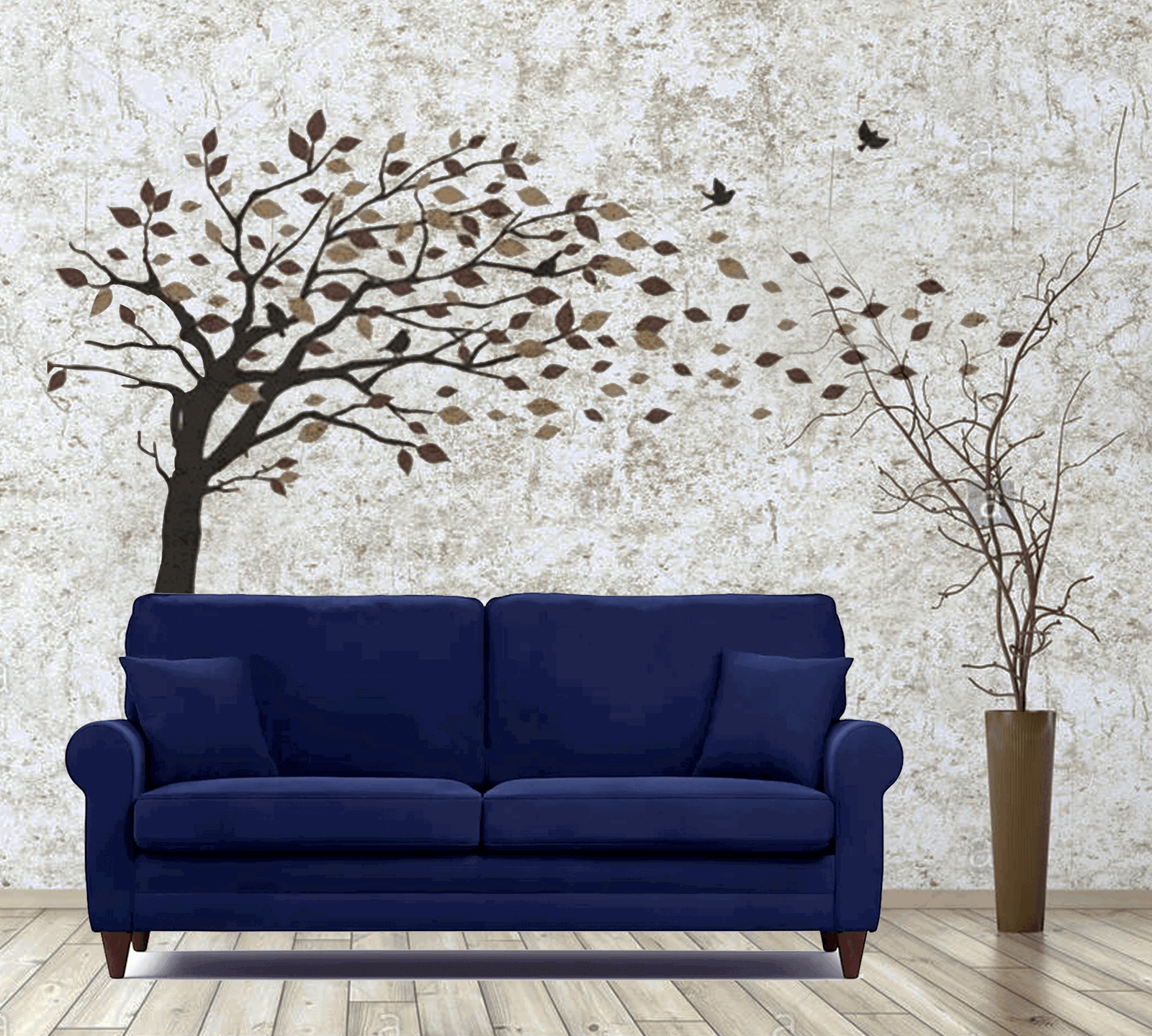 3 Seater Sofa For Home Furniture Modern Design Made in Wooden Frame with Velvet and High Density Foam for Living Room