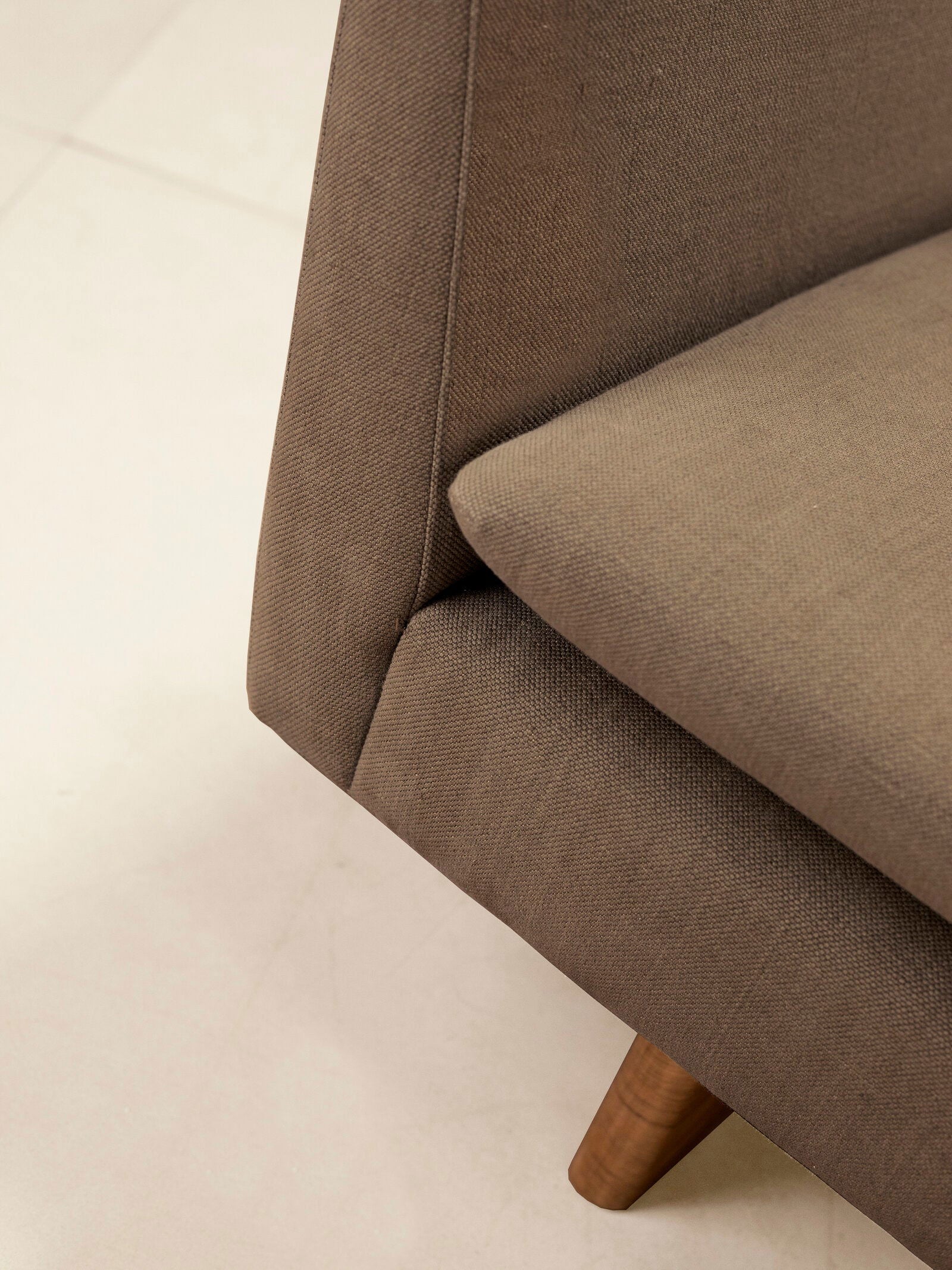 Two seater sofa with side table -