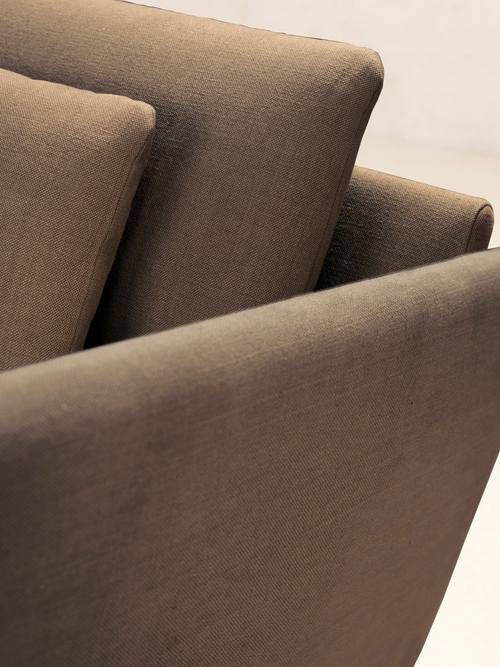 Two seater sofa with side table -