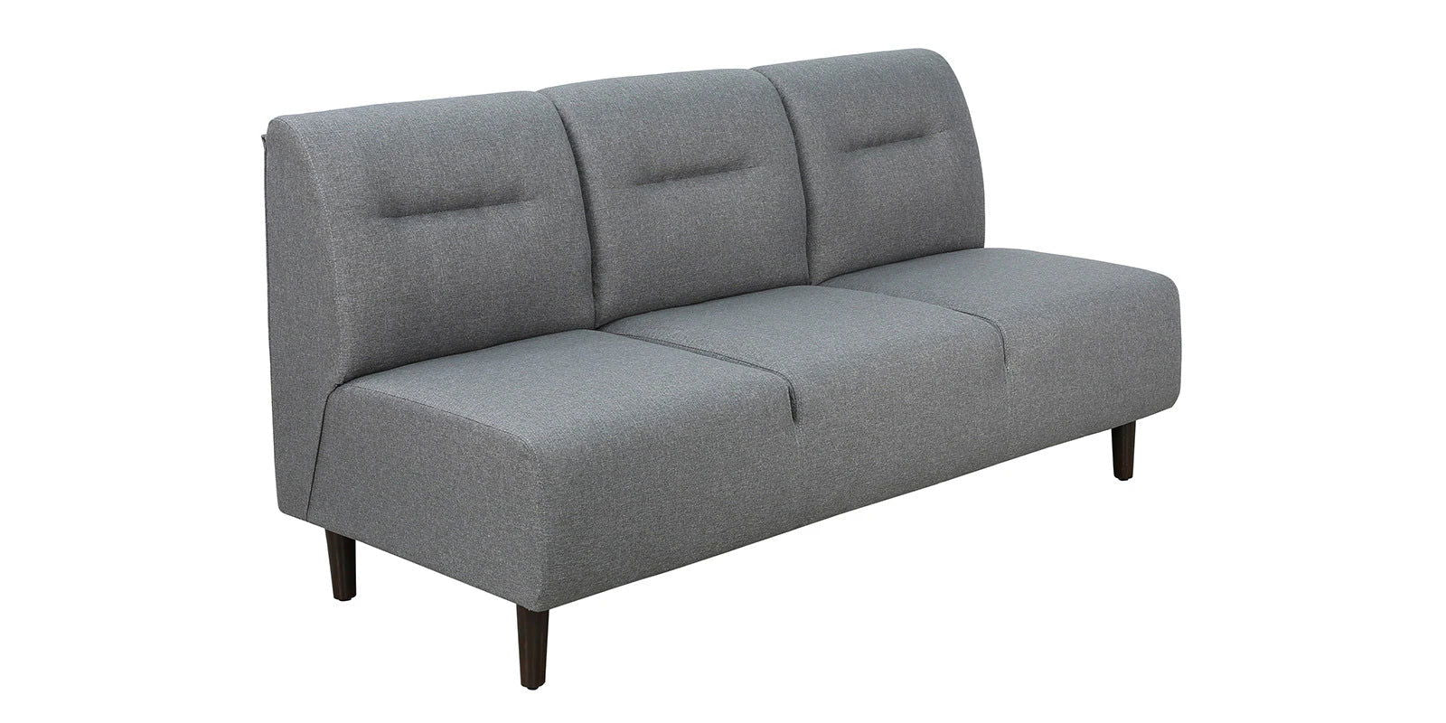 U Shape Corner Premium Fabric Sofa Red Meranti Solid Wood Frame PU Foam 32 D and Wooden Legs Base -