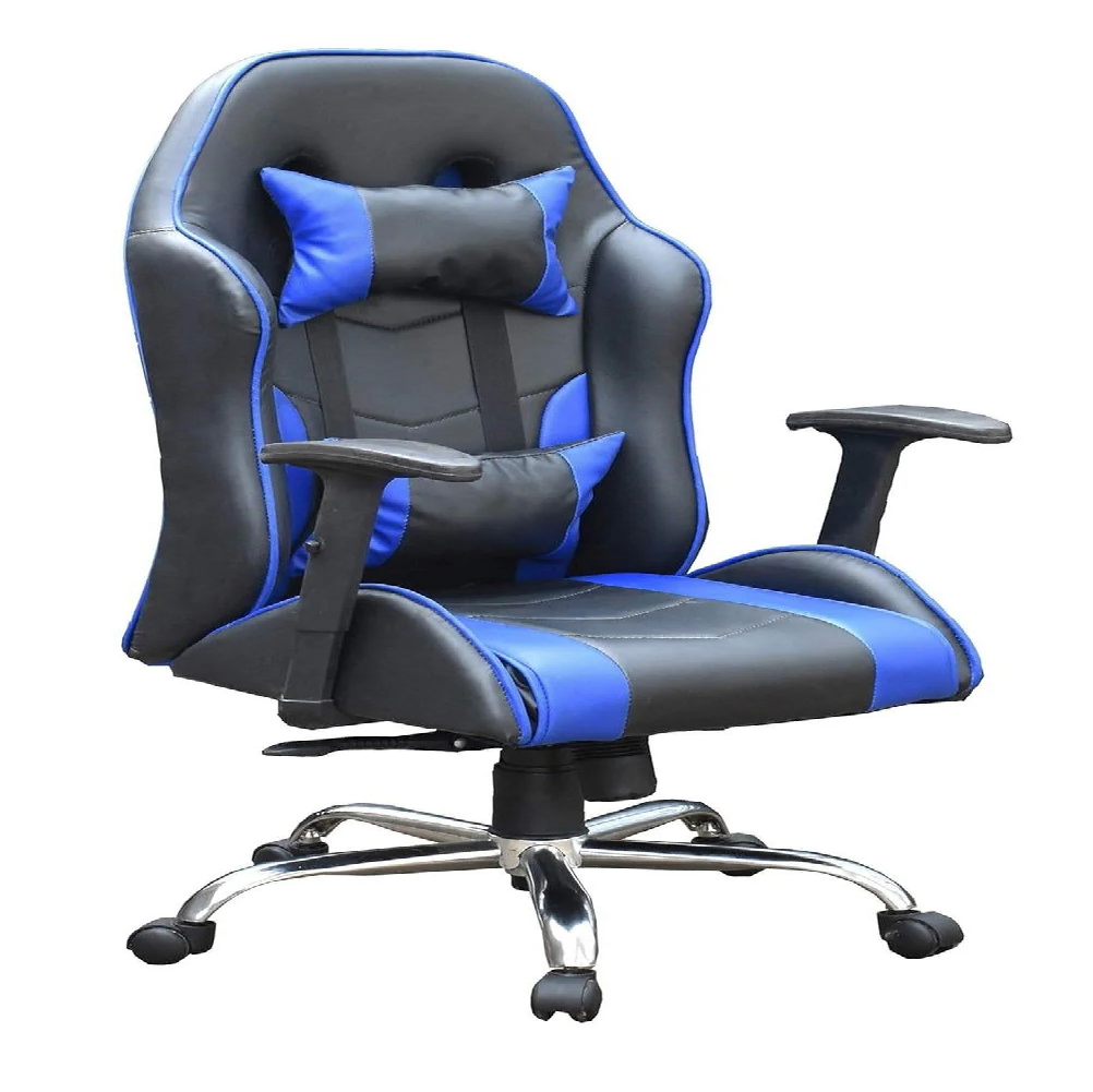 Gaming Chair with Ergonomic High Back Design, Adjustable Seat Height, and Lumbar Support for Ultimate Comfort