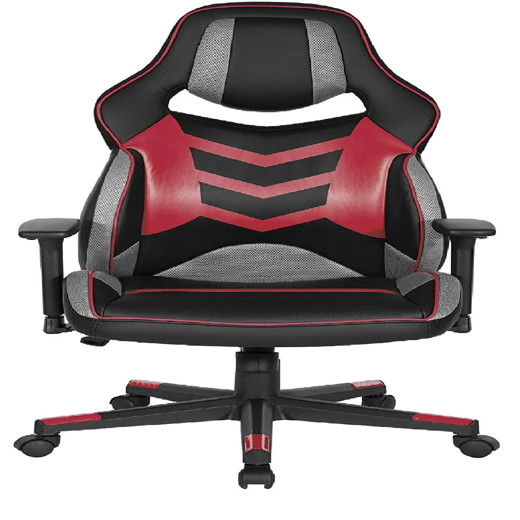 Gaming Chair with Ergonomic Racing Design, Adjustable Height, and Armrests for Gaming Enthusiasts