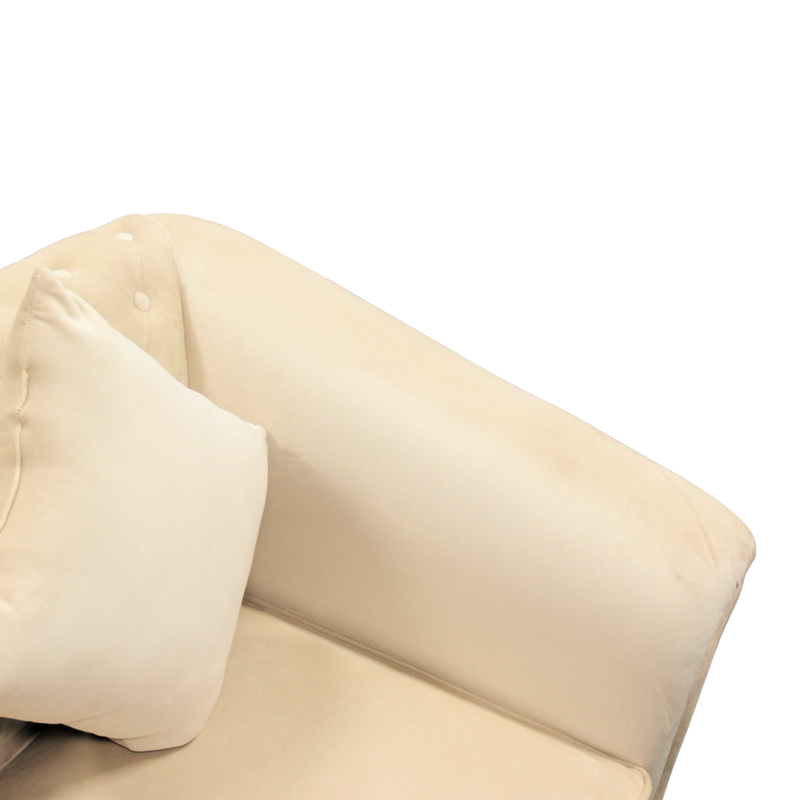 3 Seater Velvet Sofa Fully Cushioned Classic