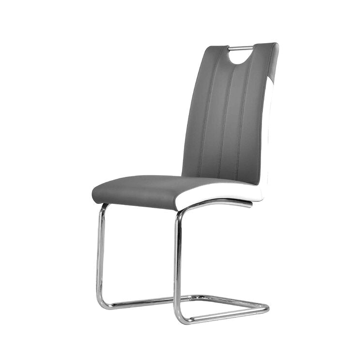 Bono Gray Faux Leather Dining Chairs