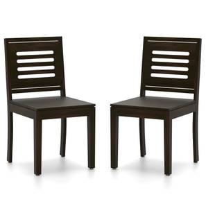 Upholstered Dining Chair with Wooden Frame Base