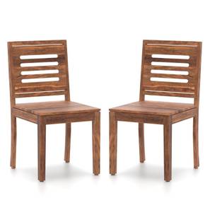 Upholstered Dining Chair with Wooden Frame Base -