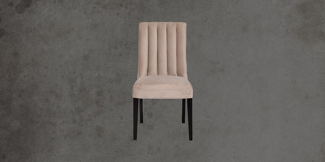 Upholstered Dining Chair with Wooden Frame Base -