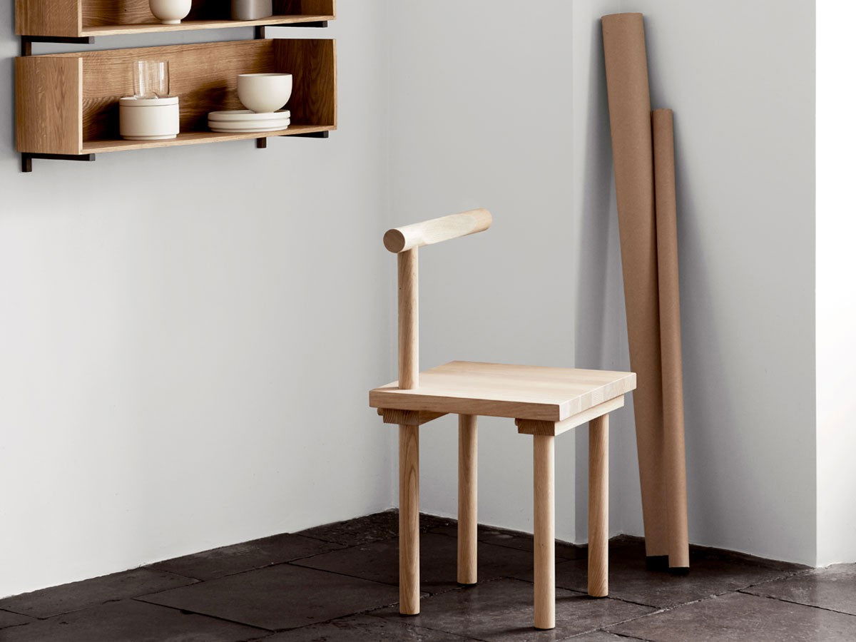 Upholstered Dining Chair with Wooden Frame Base -