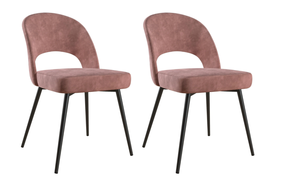 Upholstered Dining Chair with Wooden Frame Base -