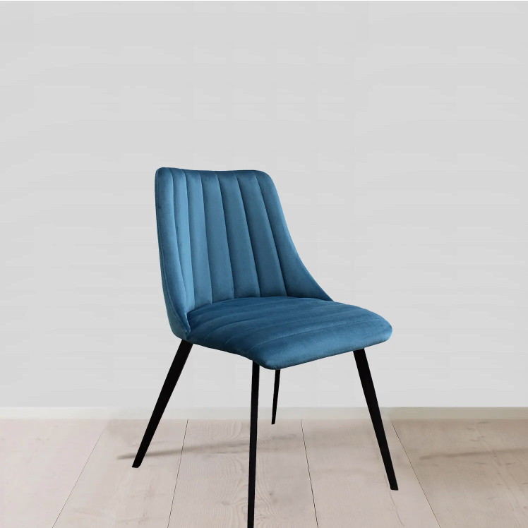 Upholstered Dining Chair with Wooden Frame Base
