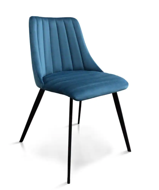 Upholstered Dining Chair with Wooden Frame Base -