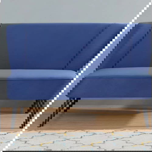 Velvet 2 Seater Sofa in Armless -
