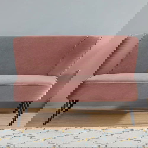Velvet 2 Seater Sofa in Armless -