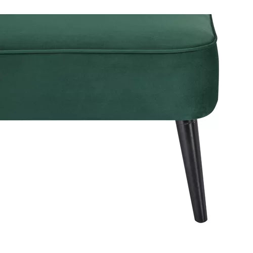Velvet 2 Seater Sofa in Armless -