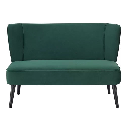 Velvet 2 Seater Sofa in Armless -