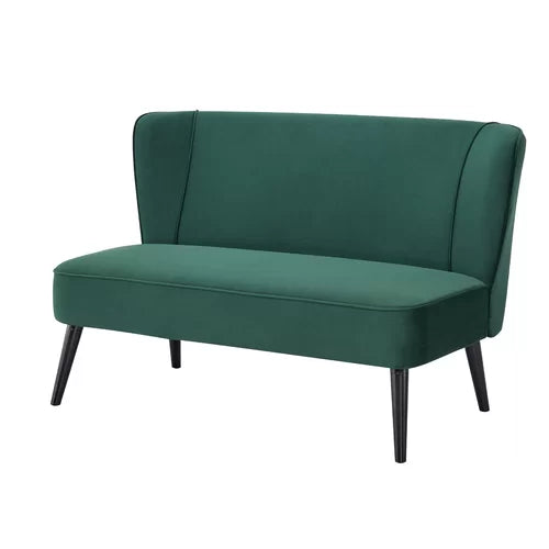 Velvet 2 Seater Sofa in Armless -