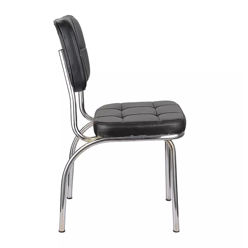 Visitor Chair with Metal Frame Legs -