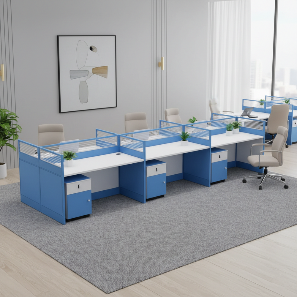 Modern Linear Workstations for Stylish & Efficient Workspaces – Lakdi ...