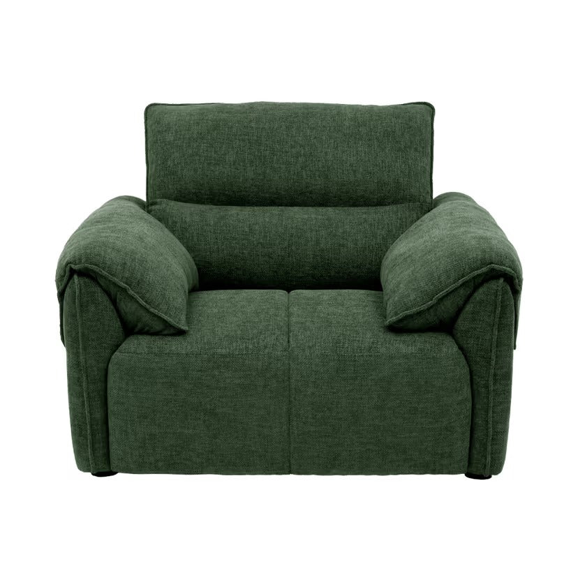 Premium Sofa Modern Fabric Armchair Soft Cushion Comfort Handcrafted Solid Wood Frame High Density Foam Durable Lounge Seating
