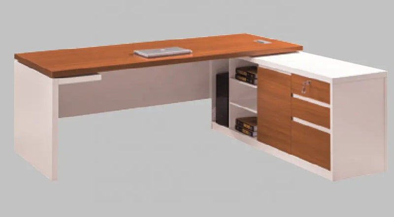 Executive Table with 2 Drawer & Openable Shutter