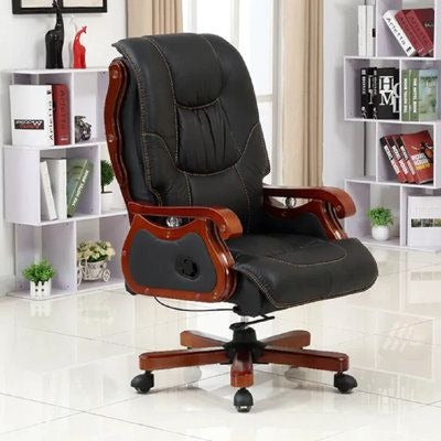Director Chair for office Modern Design, Plyboard with Leatherette, Height Adjustable, Fixed Armrest & Revolving for Ultimate Comfort and Productivity