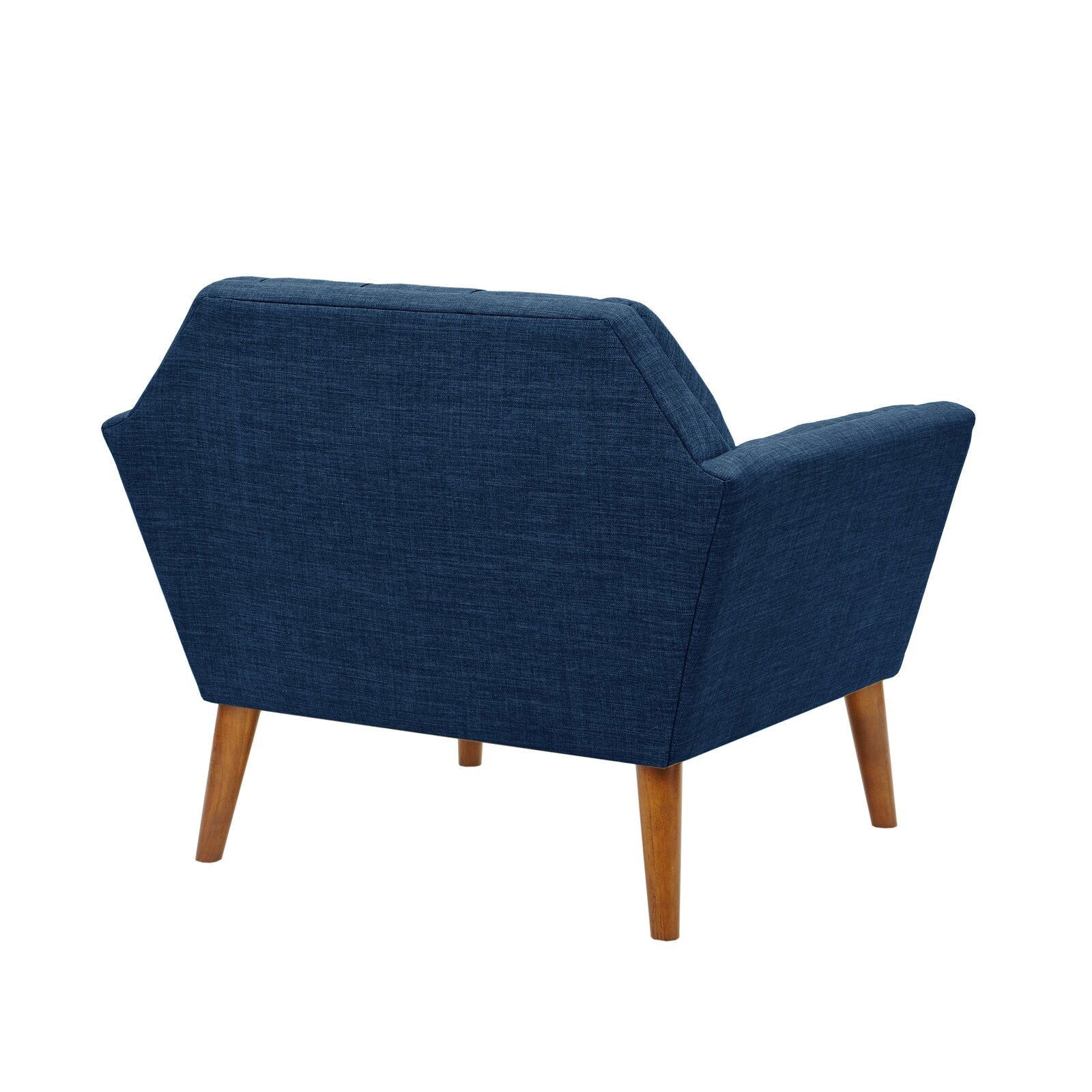 Wide Tufted Armchair for Living Room -