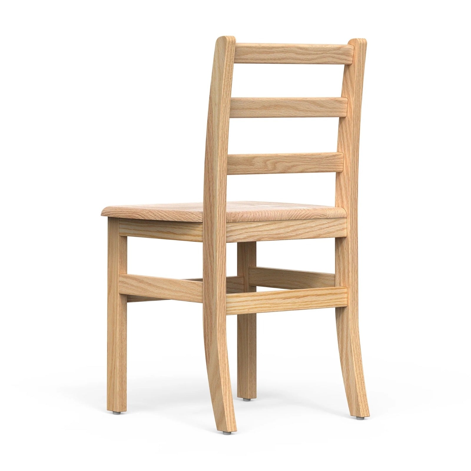 Little Scholars Kids Wooden Chairs Set, Red Oak 16" (2 Pack)