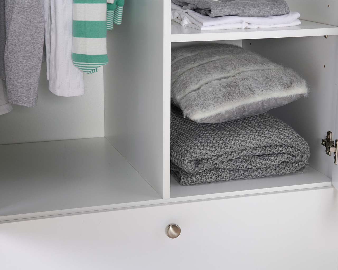 Wooden 2 Door Wardrobe -