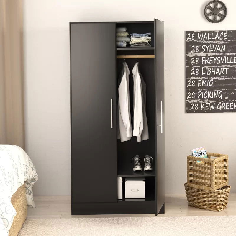 Wooden 2 Door Wardrobe -