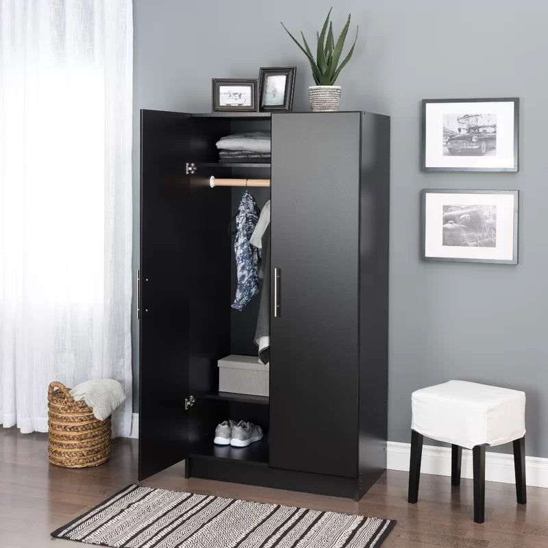 Wooden 2 Door Wardrobe -