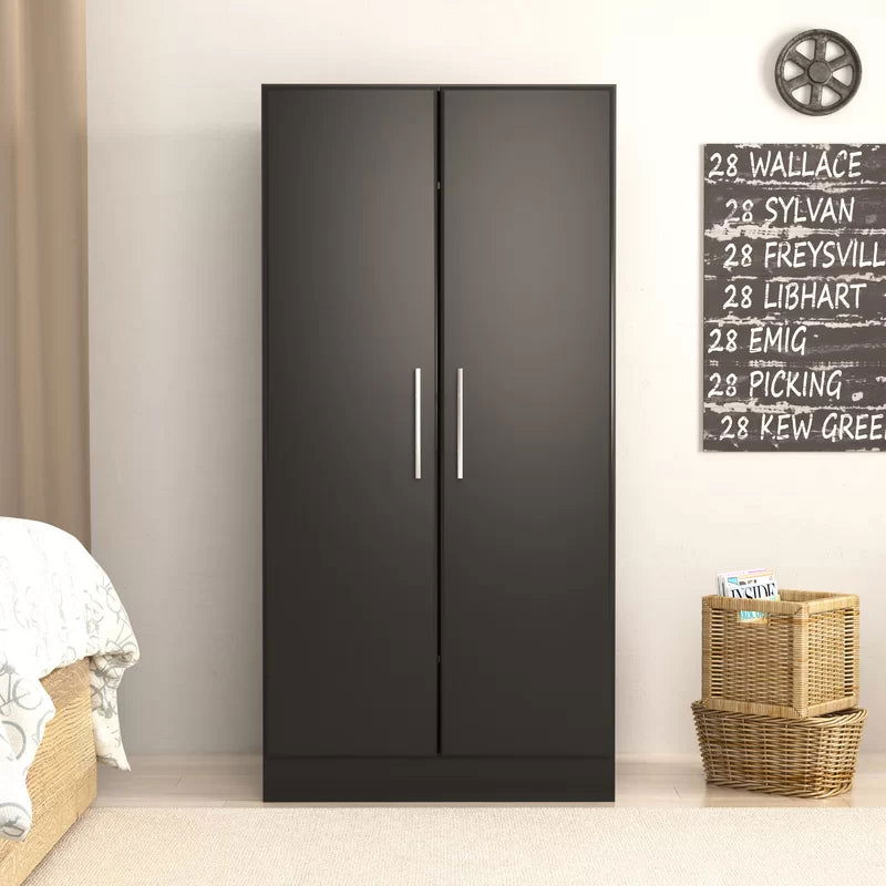 Wooden 2 Door Wardrobe -