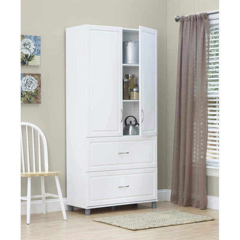 Wooden 2 Door Wardrobe -