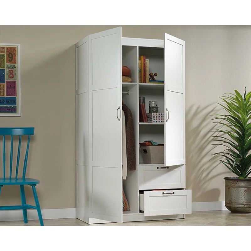 Wooden 2 Door Wardrobe -