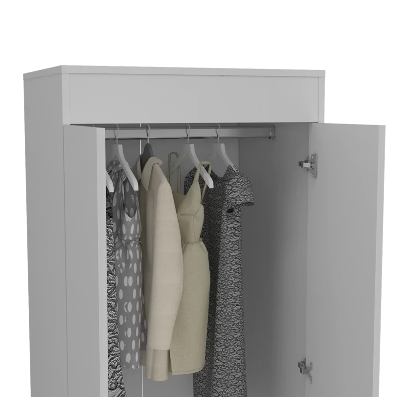 Wooden 2 Door Wardrobe -