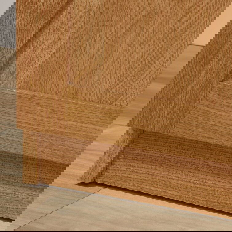 Wooden 2 Door Wardrobe -