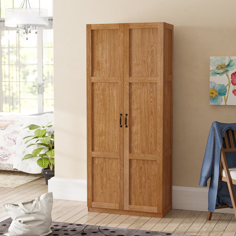 Wooden 2 Door Wardrobe -